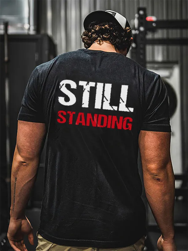 Still Standing Printed Men's T-shirt sold by Polyalien