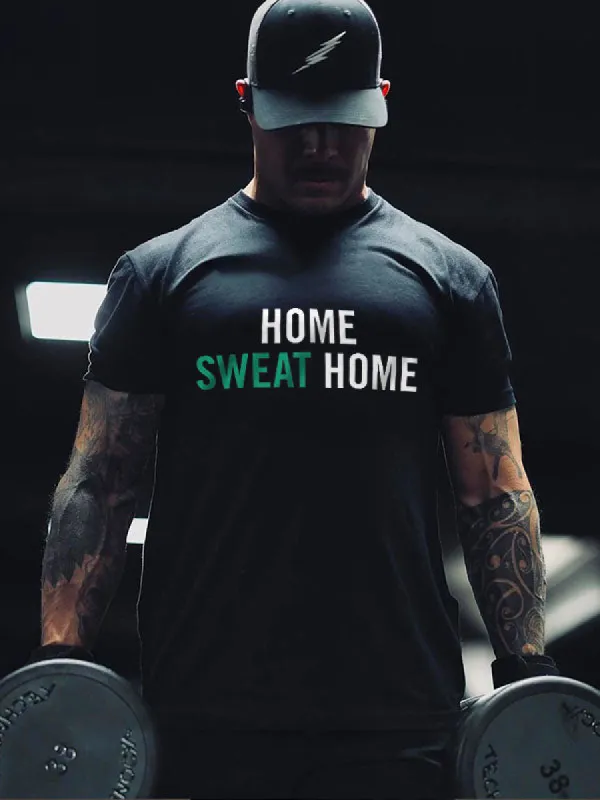 Home Sweat Home Printed Men's T-shirt sold by Polyalien