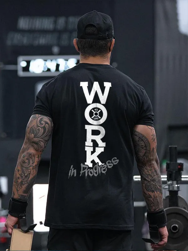 Work In Progress Printed Men's T-shirt sold by Polyalien