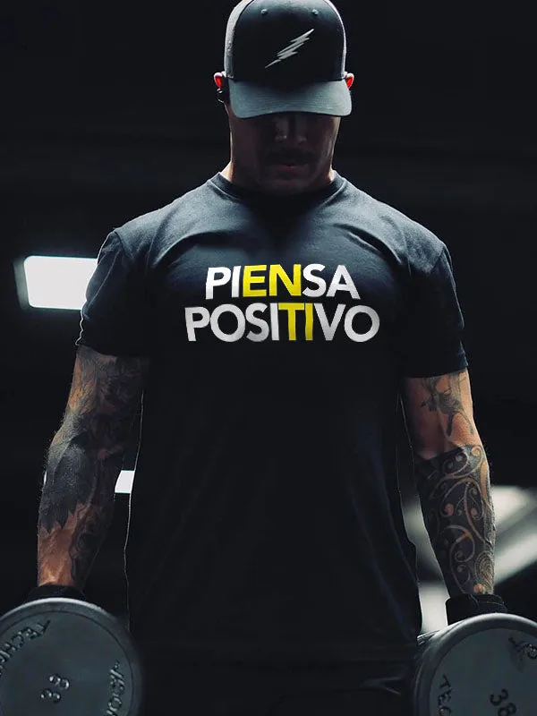 Piensa Positivo Printed Men's T-shirt sold by Polyalien