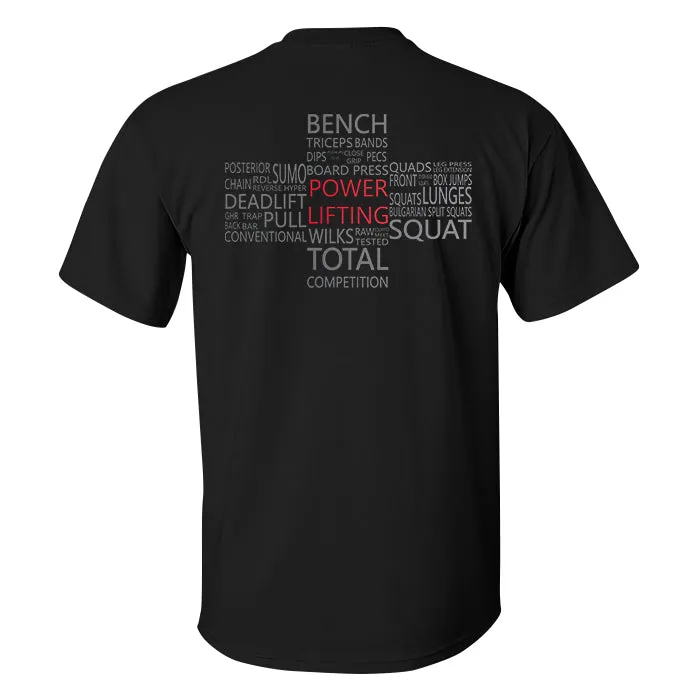 Bench Triceps Bands Printed Men's T-shirt sold by Polyalien product image thumbnail 2