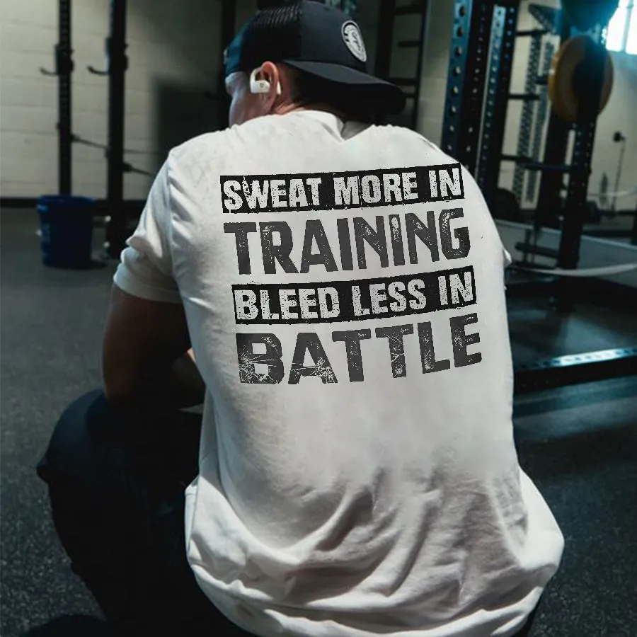Sweat More In Training Printed Men's T-shirt sold by Polyalien