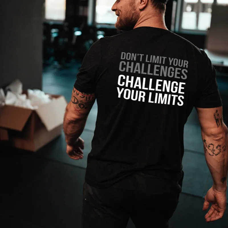Don't Limit Your Challenges Printed Men's T-shirt sold by Polyalien