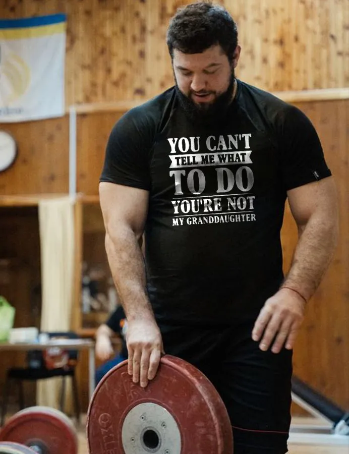 You Can't Tell Me What To Do Printed Men's T-shirt sold by Polyalien