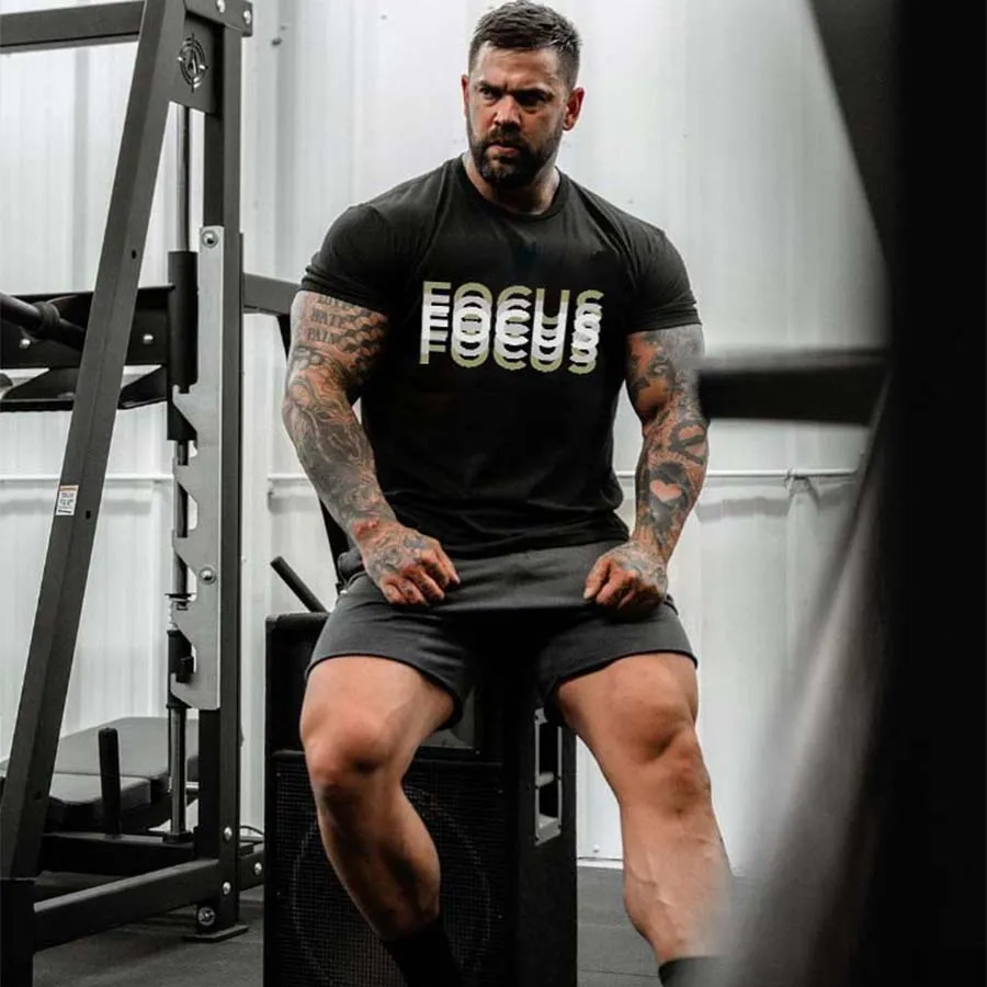 Focus Printed Men's T-shirt sold by Polyalien