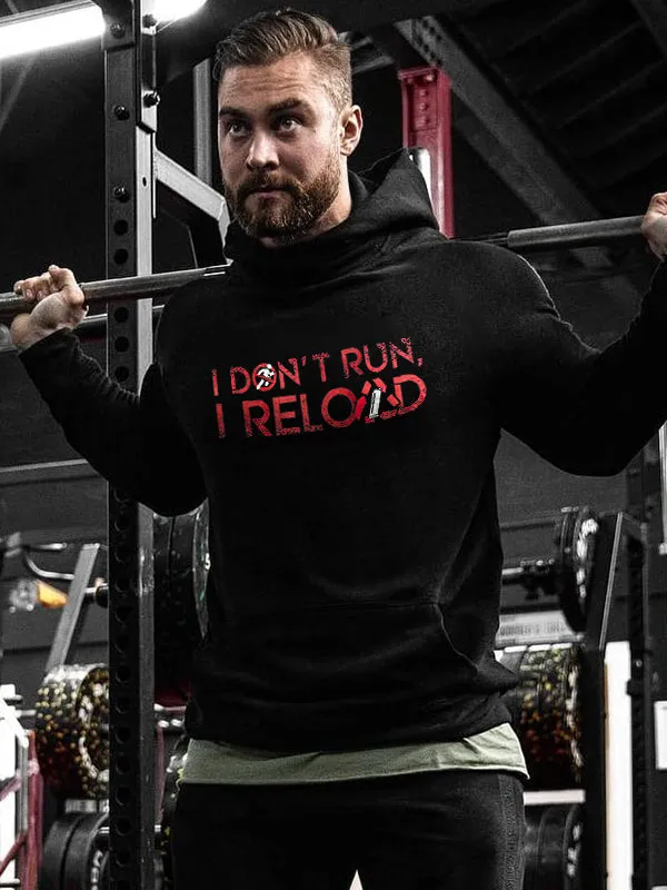 I Don't Run Printed Men's Hoodie sold by Polyalien