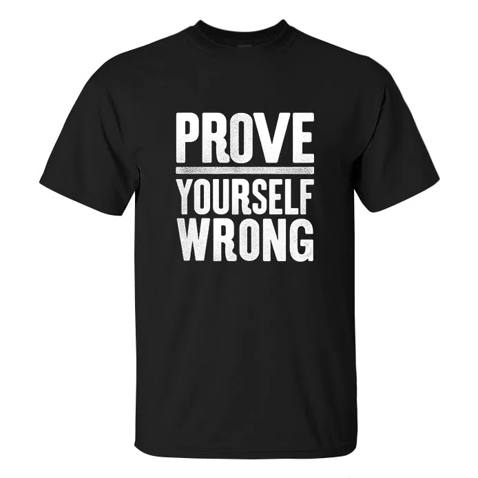 Prove Yourself Wrong Printed Men's T-shirt sold by Polyalien product image thumbnail 2