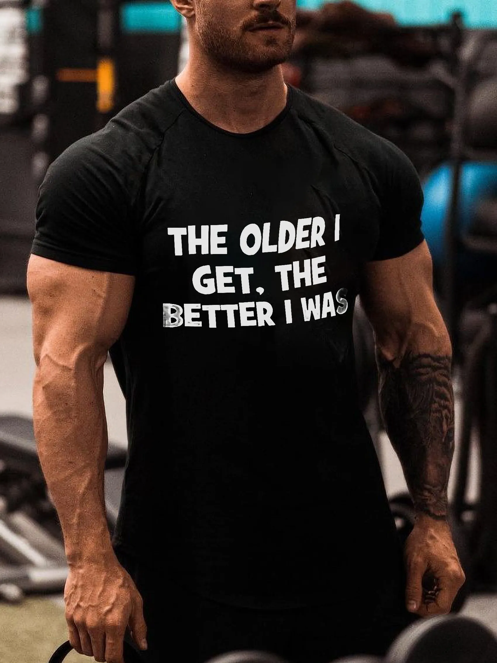 The Older I Get, The Better I Was Printed Men's T-shirt sold by Polyalien