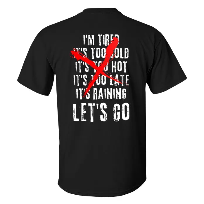 Let's Go Printed Men's T-shirt sold by Polyalien product image thumbnail 2