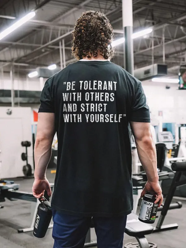 Be Tolerant With Ohters Printed Men's T-shirt sold by Polyalien