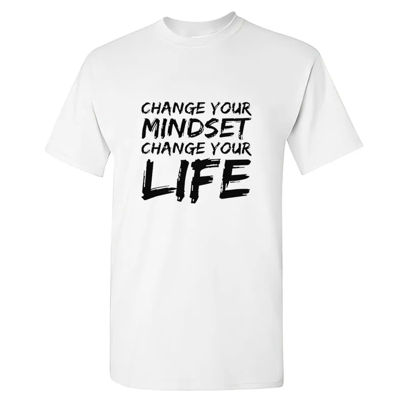 Change Your Mindset Change Your Life Printed Men's T-shirt sold by Polyalien product image thumbnail 5