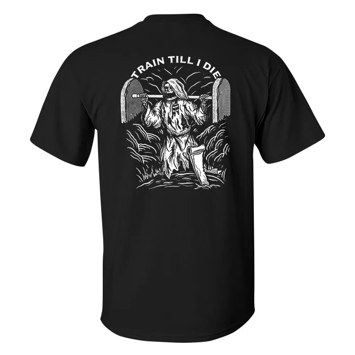 Train Till I Die Printed Men's T-shirt sold by Polyalien product image thumbnail 2