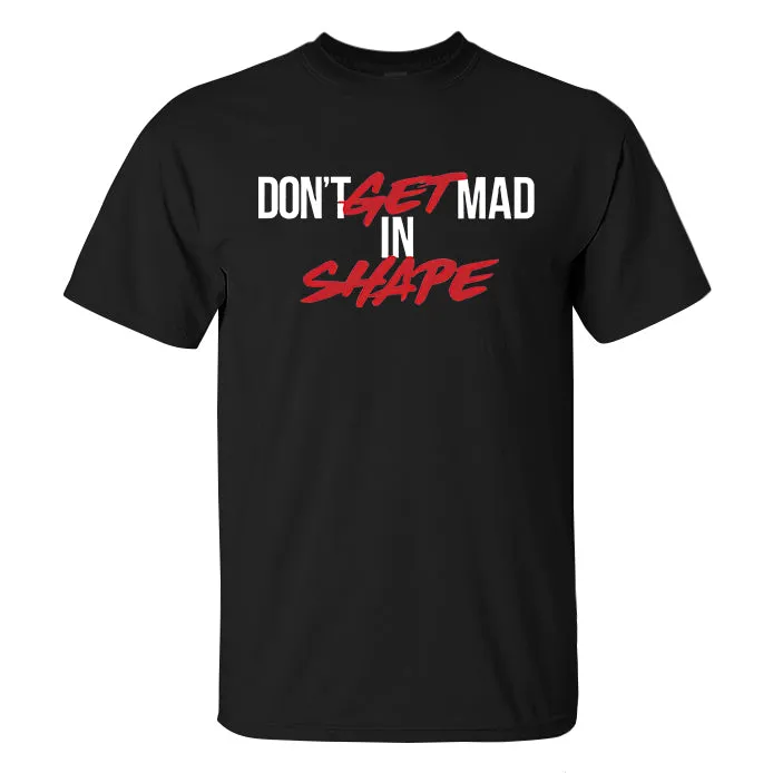 Don't Get Mad In Shape Printed Men's T-shirt sold by Polyalien product image thumbnail 2