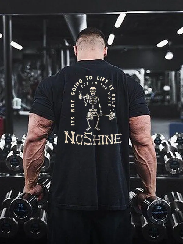 It's Not Going To Lift It Self Printed Men's T-shirt sold by Polyalien