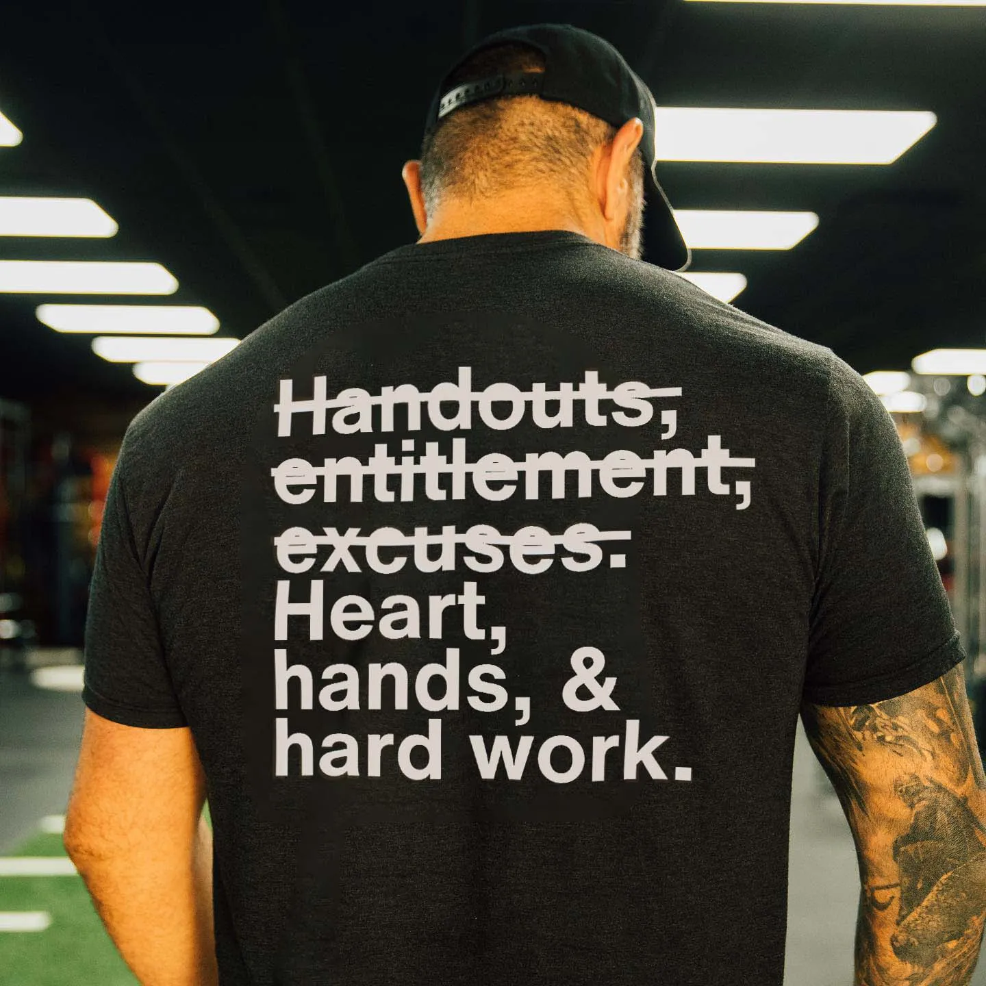 Heart, Hands, & Hard Work Printed Men's T-shirt sold by Polyalien