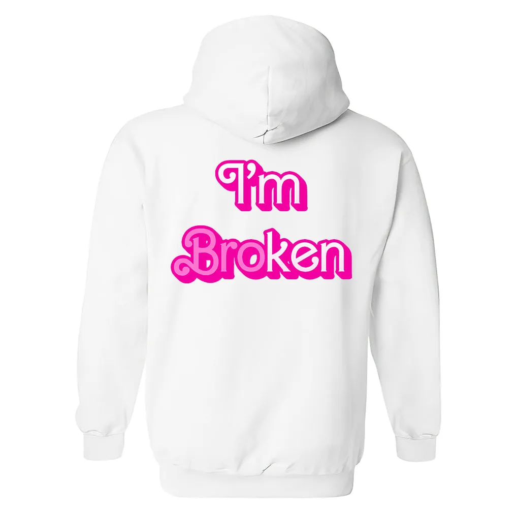 I'm Broken Printed Men's Hoodie sold by Polyalien product image thumbnail 4
