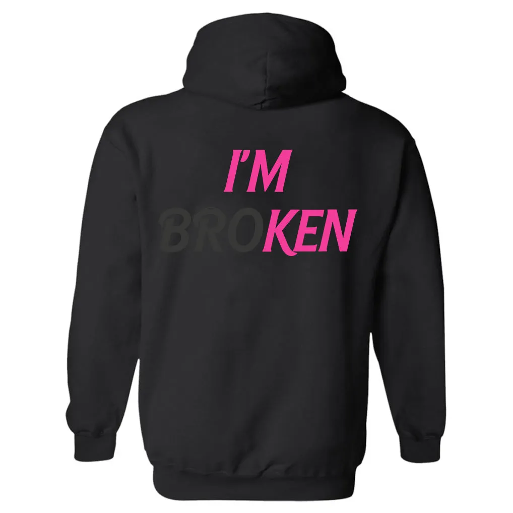 I'm Broken Printed Men's Hoodie sold by Polyalien product image thumbnail 2