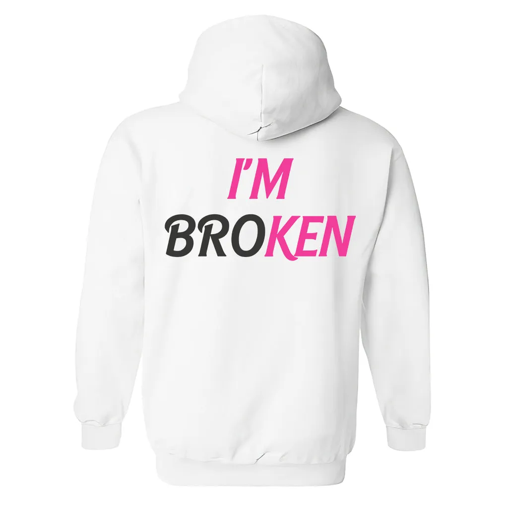 I'm Broken Printed Men's Hoodie sold by Polyalien product image thumbnail 4