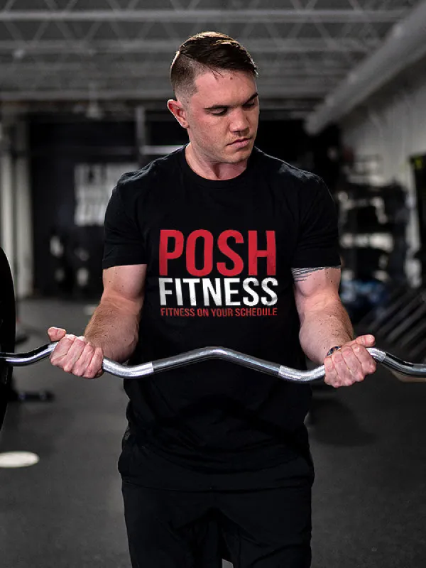 Posh Fitness, Fitness On Your Schedule Printed Men's T-shirt sold by Polyalien