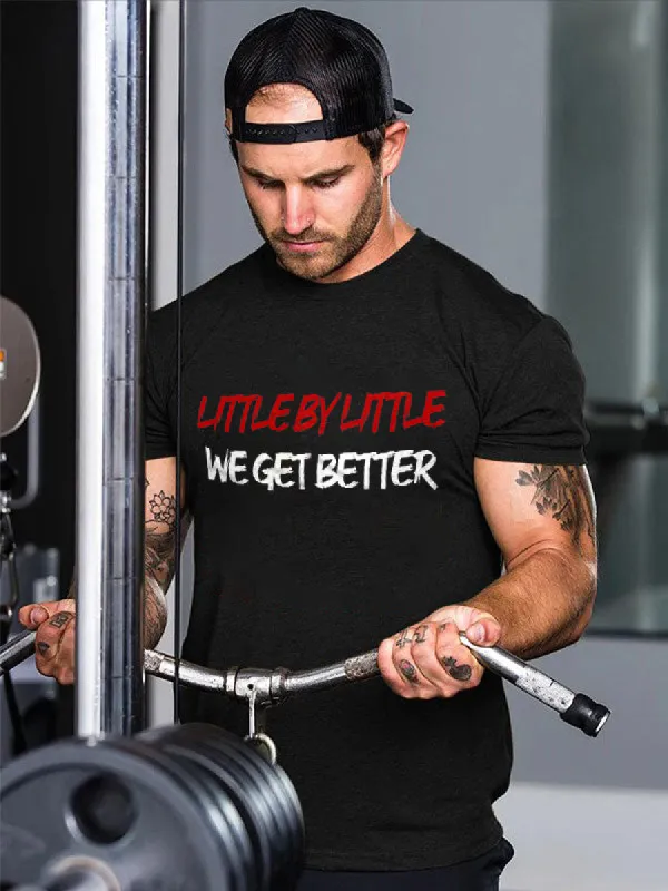 Little By Little, We Get Better Printed Men's T-shirt sold by Polyalien