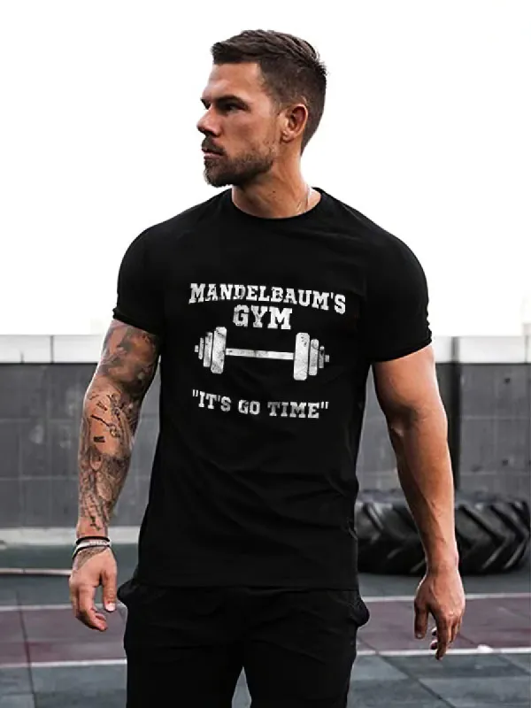 Mandelbaum's Gym, It's Go Time Printed Men's T-shirt sold by Polyalien