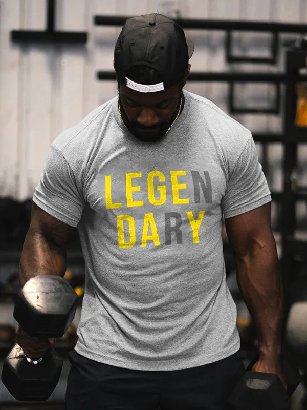 Legen Dary Printed Men's T-shirt sold by Polyalien