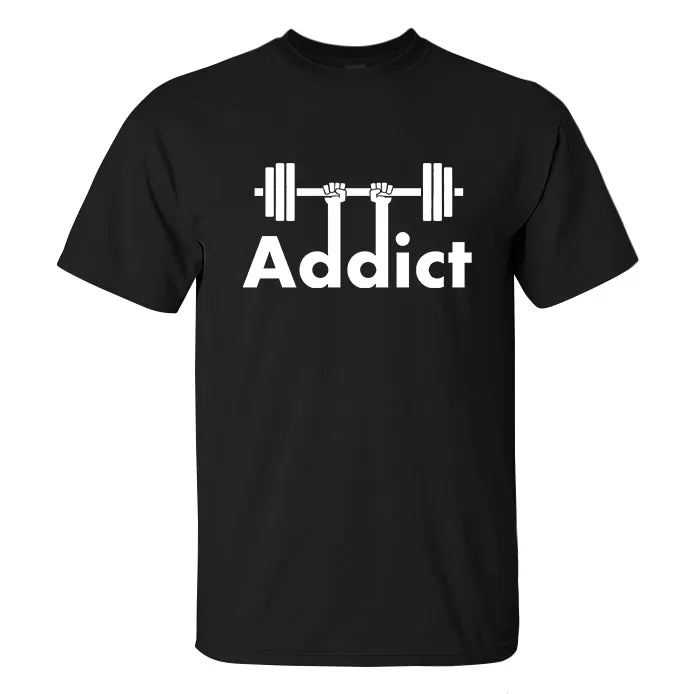 Addict Printed Men's T-shirt sold by Polyalien product image thumbnail 2