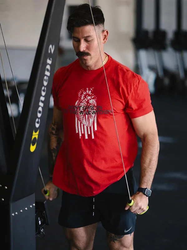 Don't Give In To The Warwthin Printed Men's T-shirt sold by Polyalien