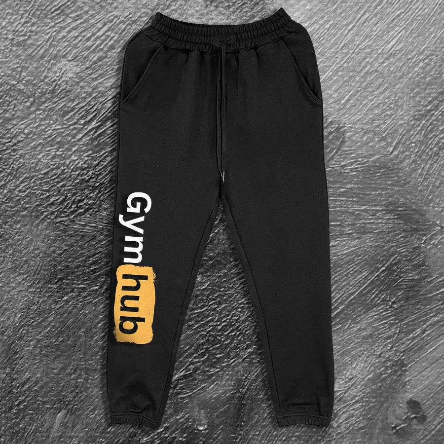 Gym Hub Print Men's Sweatpants sold by Polyalien