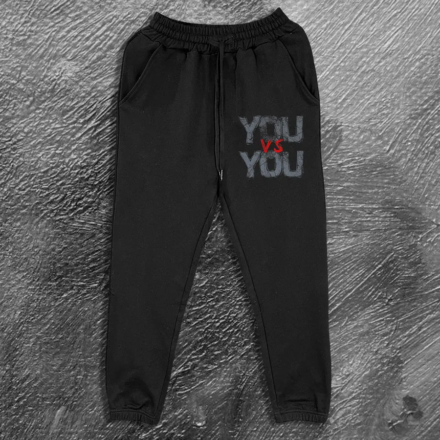 You Vs You Print Men's Sweatpants sold by Polyalien