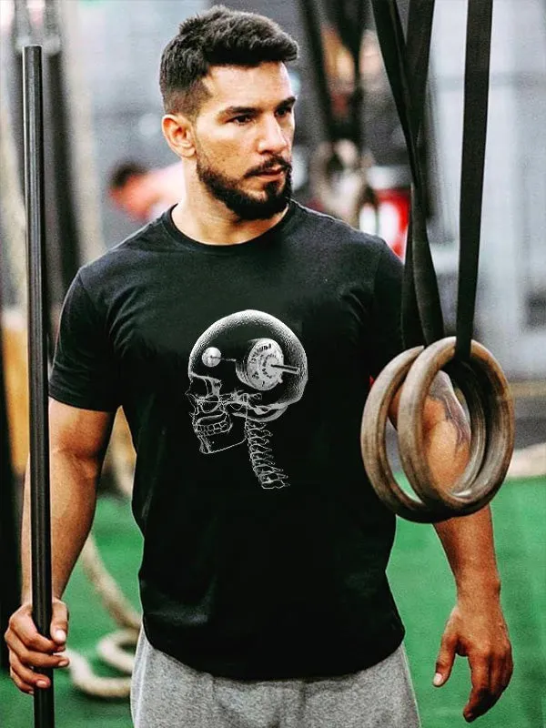Overthinking Gym Printed Men's T-shirt sold by Polyalien