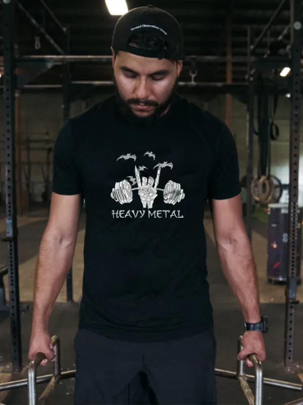 Heavy Metal Printed Men's T-shirt made by Polyalien