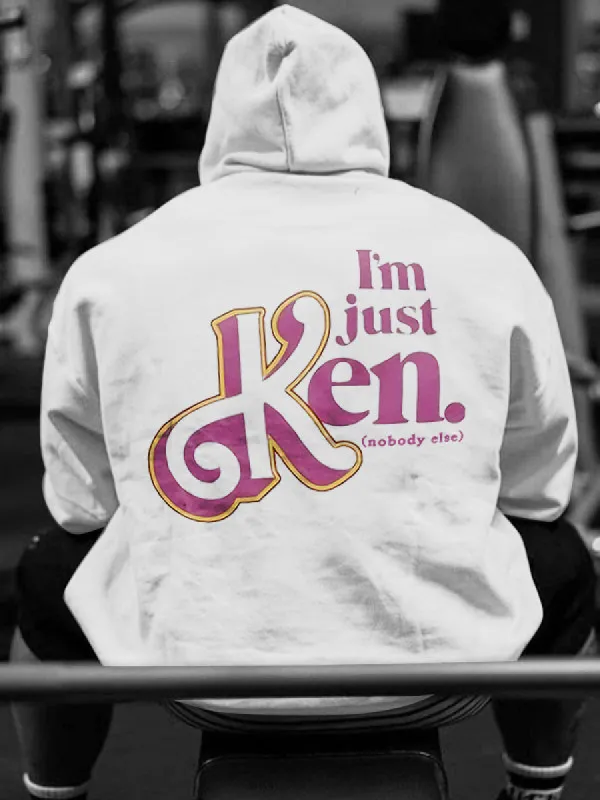 Barbie I'm Just Ken. ( Nobody Else ) Printed Men's Hoodie sold by Polyalien