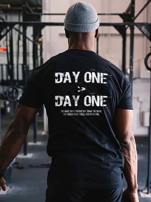 Day One > Day One Printed Men's T-shirt sold by Polyalien
