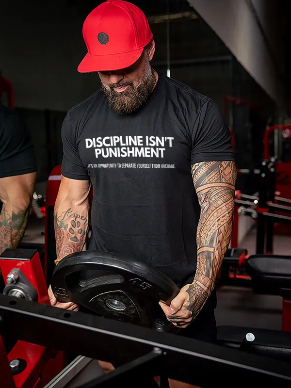 Discipline Isn't Punishment Printed Men's T-shirt sold by Polyalien