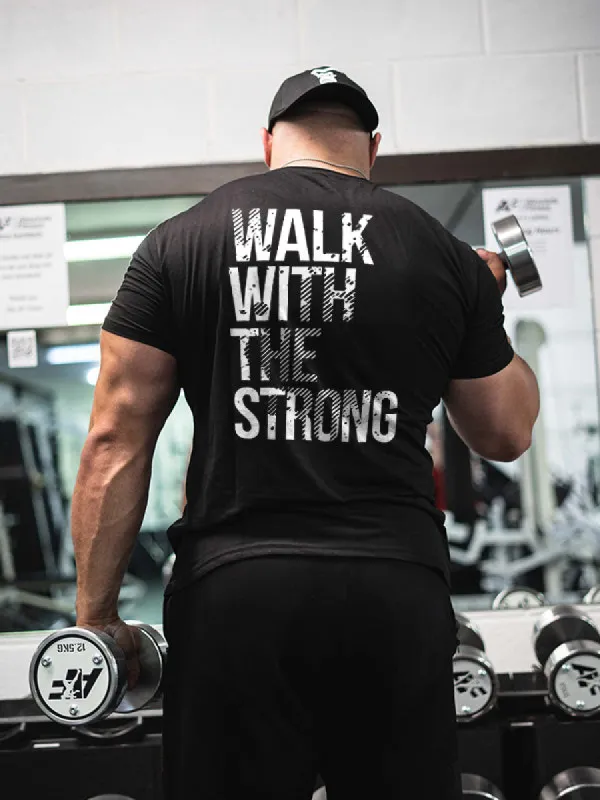 Walk With The Strong Printed Men's T-shirt sold by Polyalien