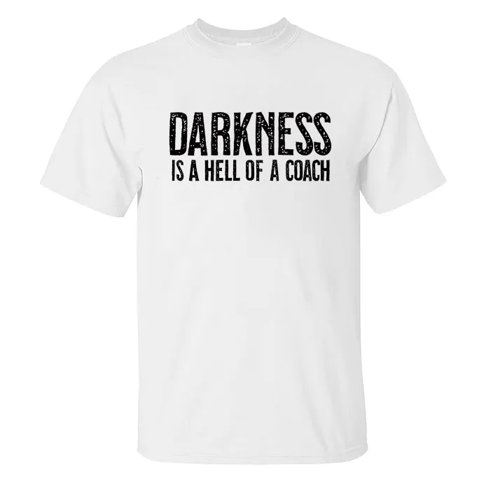 Darkness Is A Hell Of A Coach Printed Men's T-shirt sold by Polyalien product image thumbnail 2