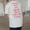 I Want You To Know That Someone Cares Printed Men's T-shirt sold by Polyalien