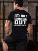 I'm Not Working Out Printed Men's T-shirt sold by Polyalien