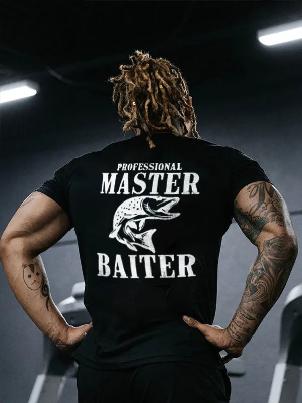 Professional Master Baiter Printed Men's T-shirt made by Polyalien