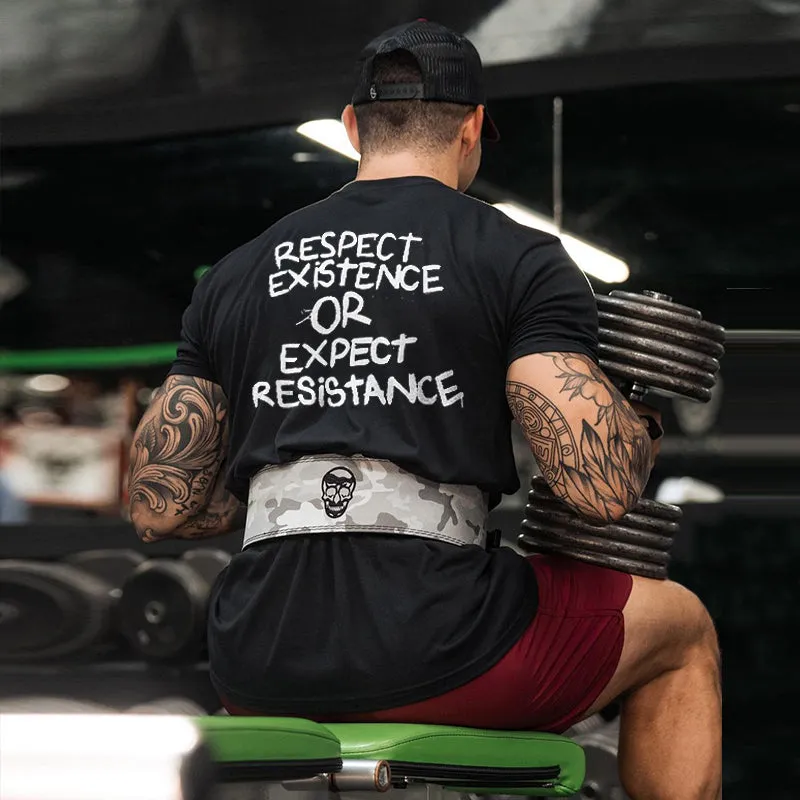 Respect Existence Or Expect Resistance Printed Men's T-shirt sold by Polyalien product image thumbnail 4