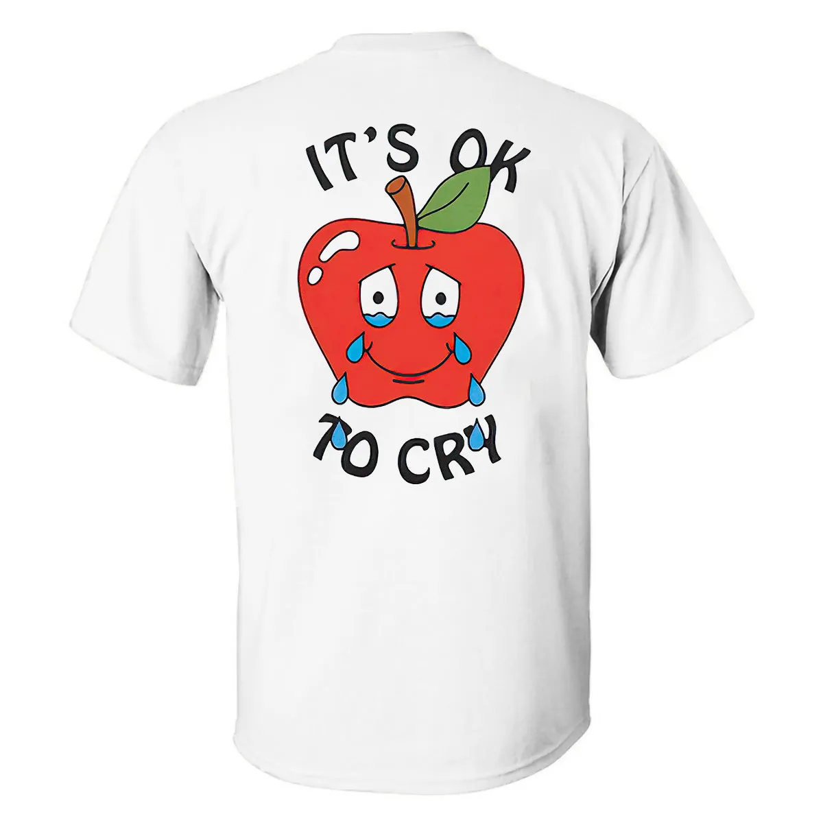 It's Ok To Cry Printed Men's T-shirt sold by Polyalien product image thumbnail 2