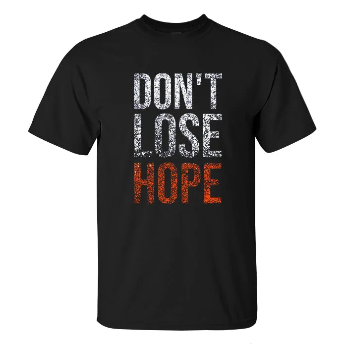 Don't Lose Hope Printed Men's T-shirt sold by Polyalien product image thumbnail 2