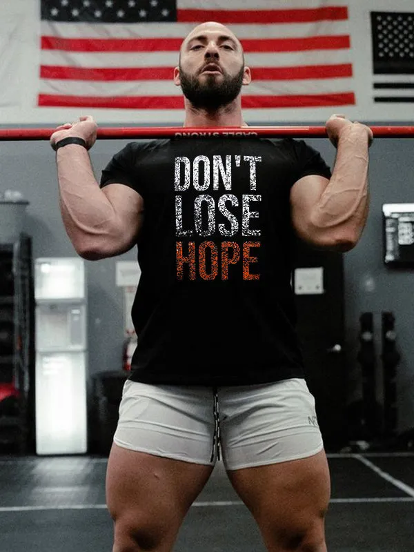 Don't Lose Hope Printed Men's T-shirt sold by Polyalien