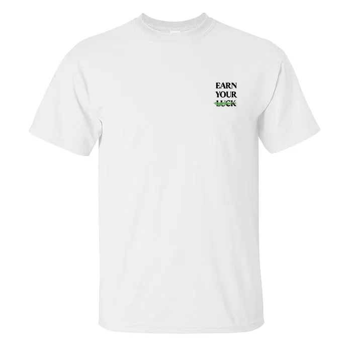 It's Not Luck If It's Earned Print Men's T-shirt sold by Polyalien product image thumbnail 3