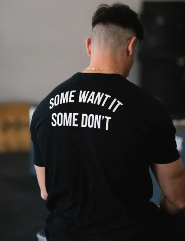 Some Want It Some Don't Print Men's T-shirt sold by Polyalien