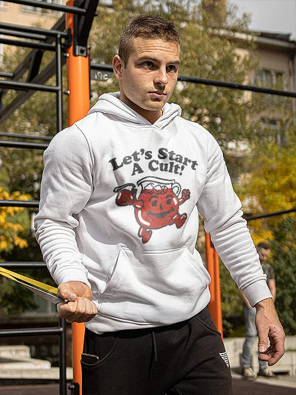 Let's Start A Cult! Print Men's Hoodie sold by Polyalien