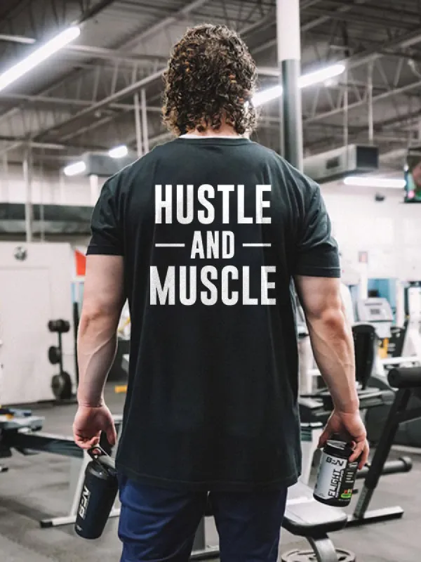 Hustle -And- Muscle Print Men'S T-Shirt sold by Polyalien