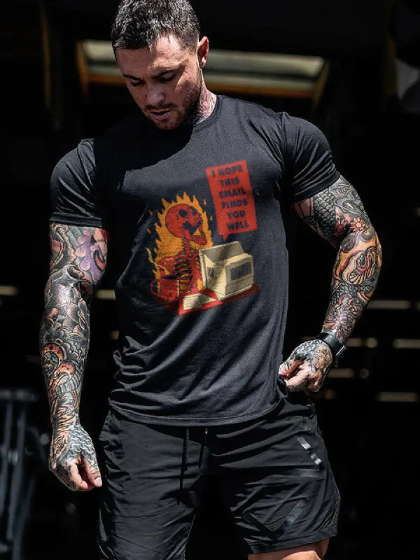 I Hope This Email Finds You Well Print Men'S T-Shirt sold by Polyalien