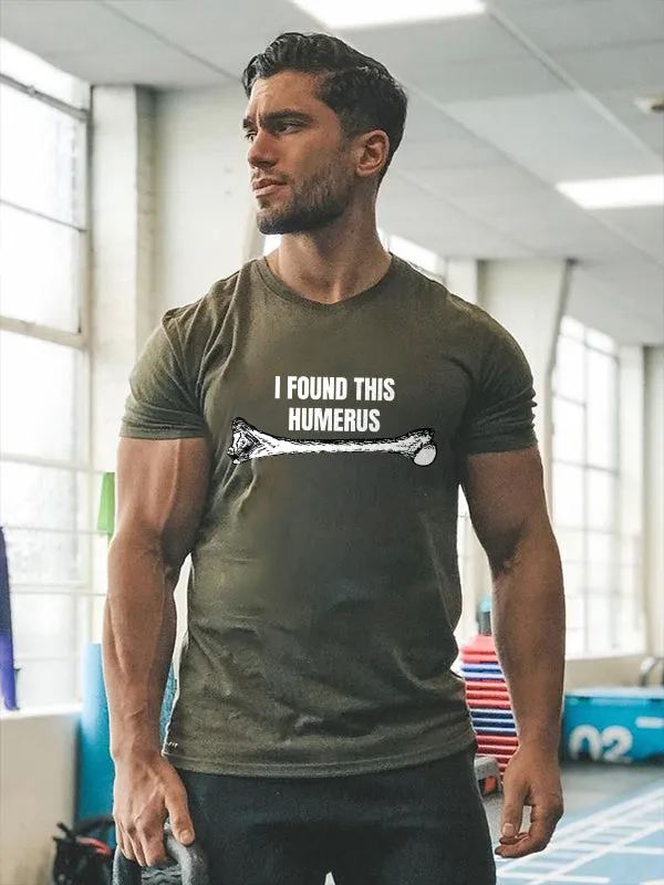 I Found This Humerus Print Men'S T-Shirt sold by Polyalien